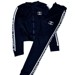 & Other Stories Black and White Jogger Set